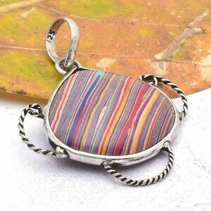 Womens Multicolor Turquoise Pendant (Only)